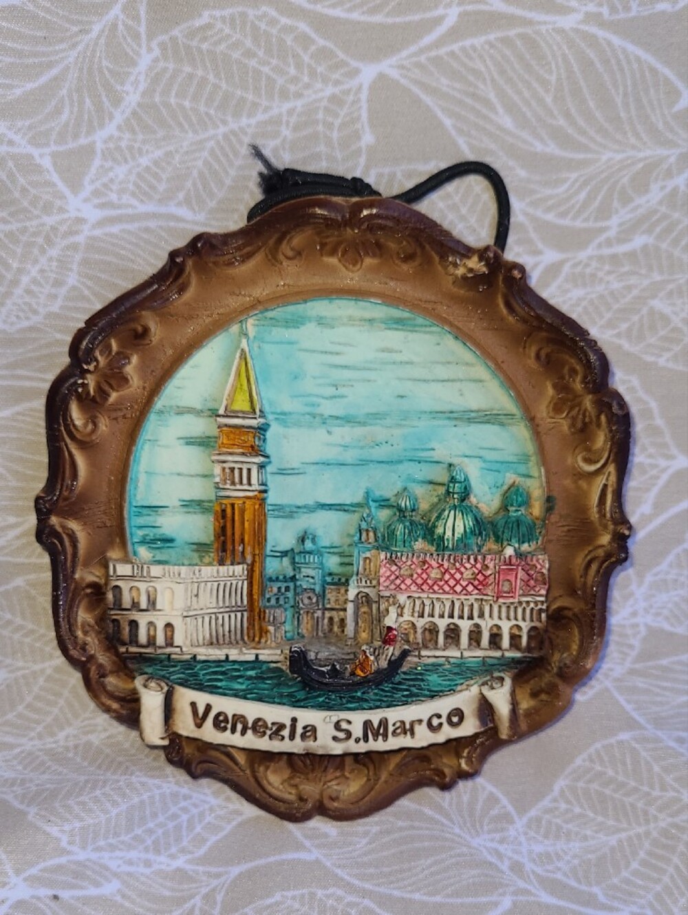 Wall Plaque Venezia S. Marco Decorative Plaque (4 inches) - Picture 3 of 4